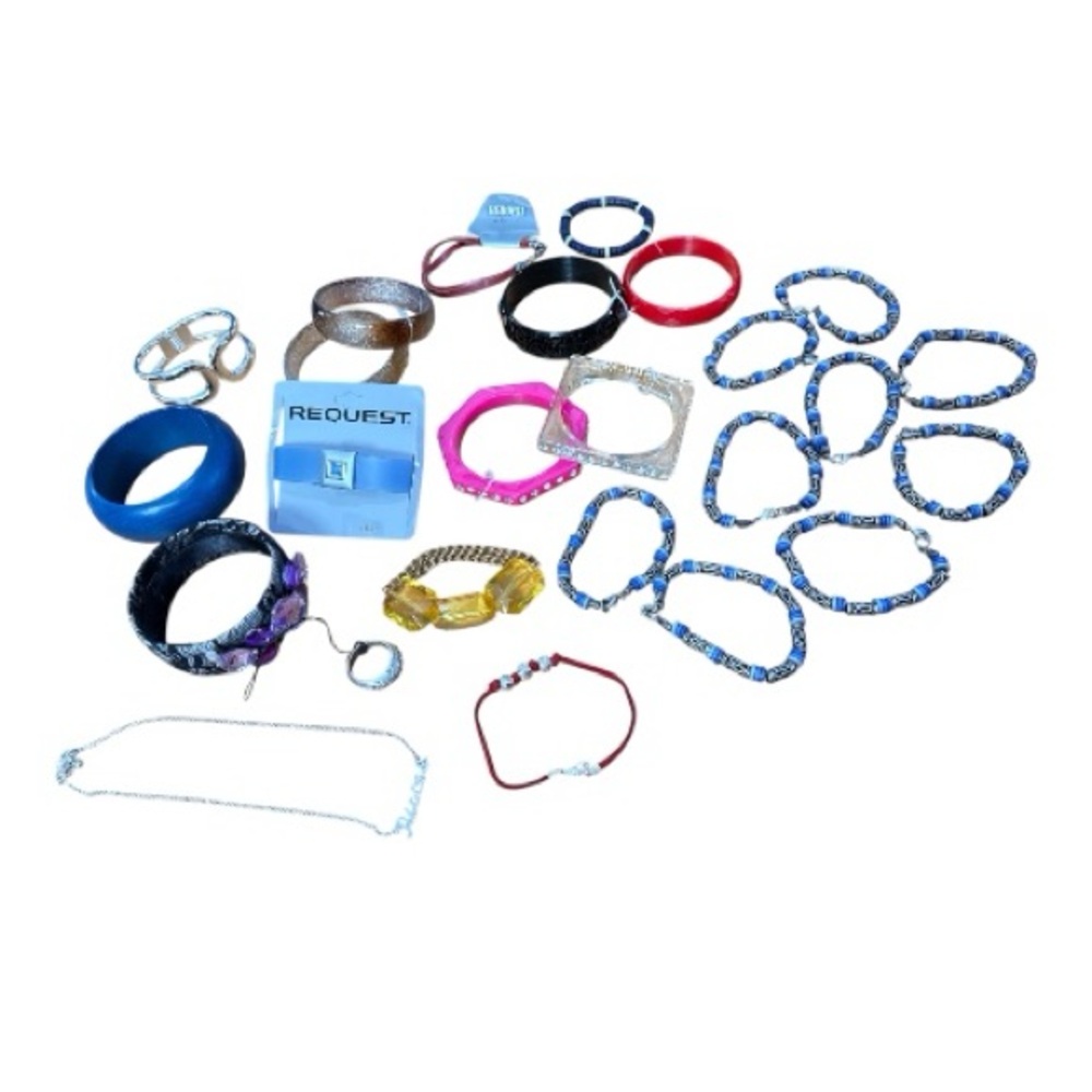 Women's Accessory Set - Multicolor Bracelets and Bangles